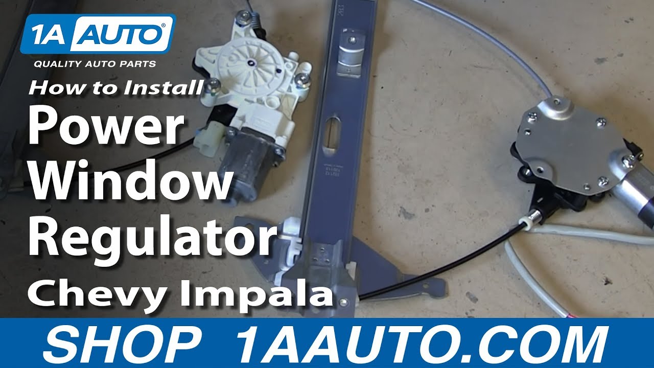 How to Replace Window Regulator 06-13 Chevy Impala
