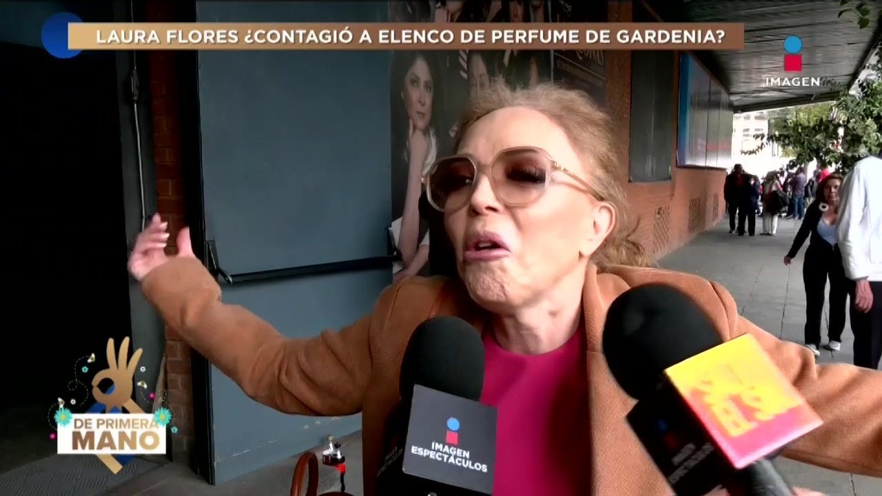 &iquest;Laura Flores CONTAGI&Oacute; a elenco de Perfume de Gardenia? Ella responde