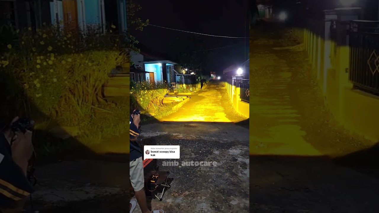 Lampu Tembak Biled Cahaya 3 Warna ✋️