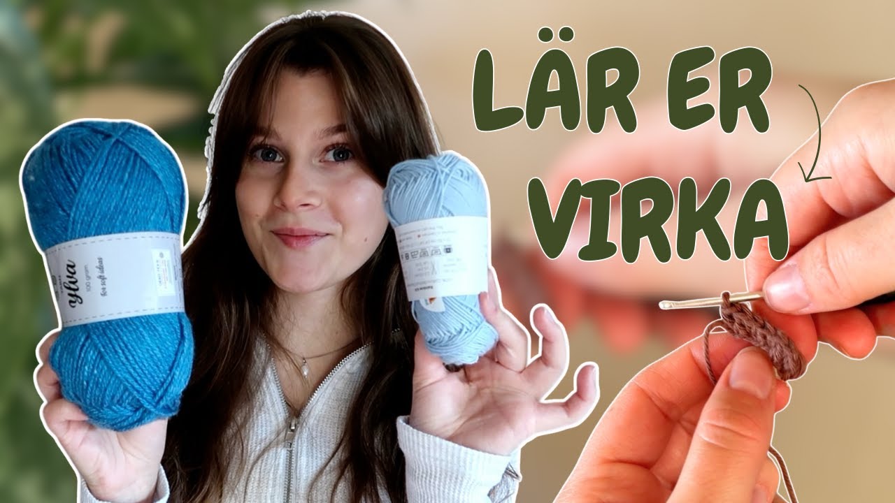 Lär dig virka på EN video – från nybörjare till proffs