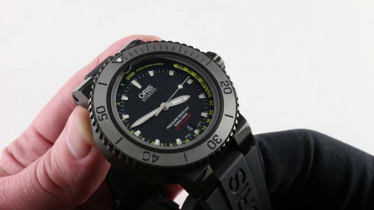 Oris Aquis Depth Gauge 01 (73376754754-SETRS) Luxury Watch Review