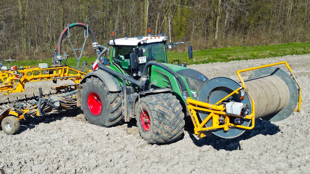 Injecting Slurry | Fendt 824 + Tjalma | Visch | 2025
