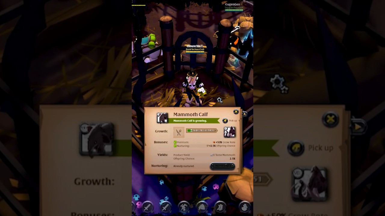 FINALLY we got our mammoth pup #albiononline