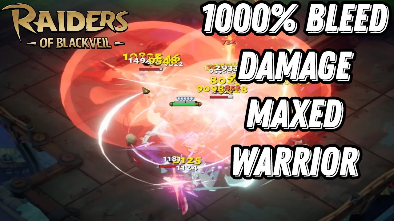 1000% BLEED DAMAGE, MAXED OUT WARRIOR! INSANE START! Raiders of Blackveil
