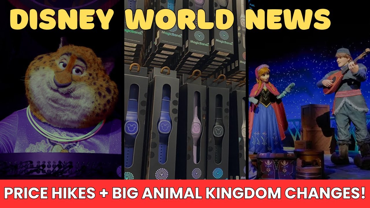 Animal Kingdom Changes, Frozen Animatronic Update, & Price Hikes Hit Disney World! #DisneyNews