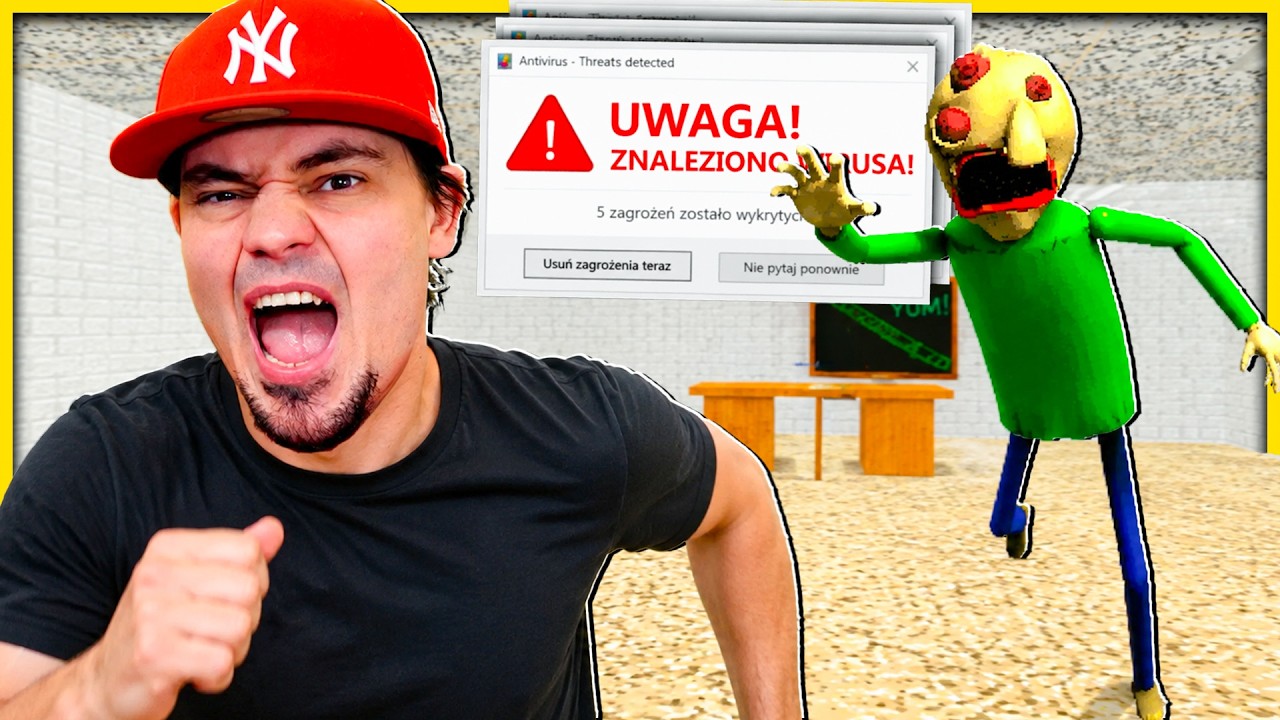 BALDI, ale on jest wirusem! 🏫 Baldi Na Modach