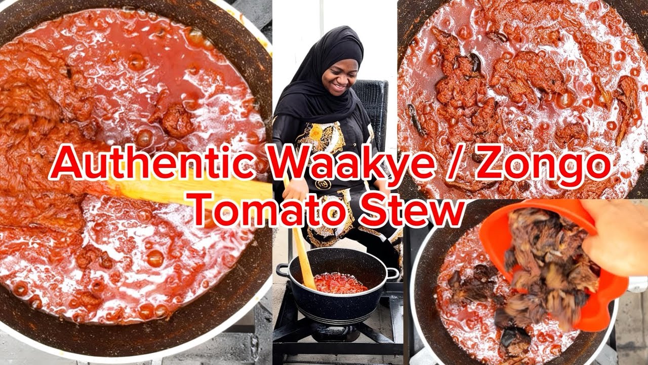 How To Make Authentic Ghana Local 🇬🇭 Tomato Stew | Zong Style Waakye Stew | All Purpose Tomato Stew 