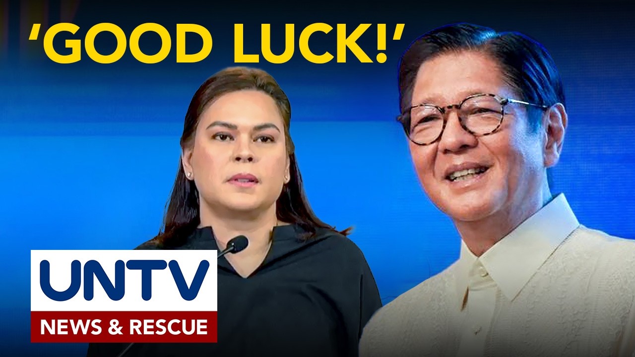 Reaksyon ni PBBM sa pagtakbo ni VP Sara sa 2028 presidential elections: “Good luck!”