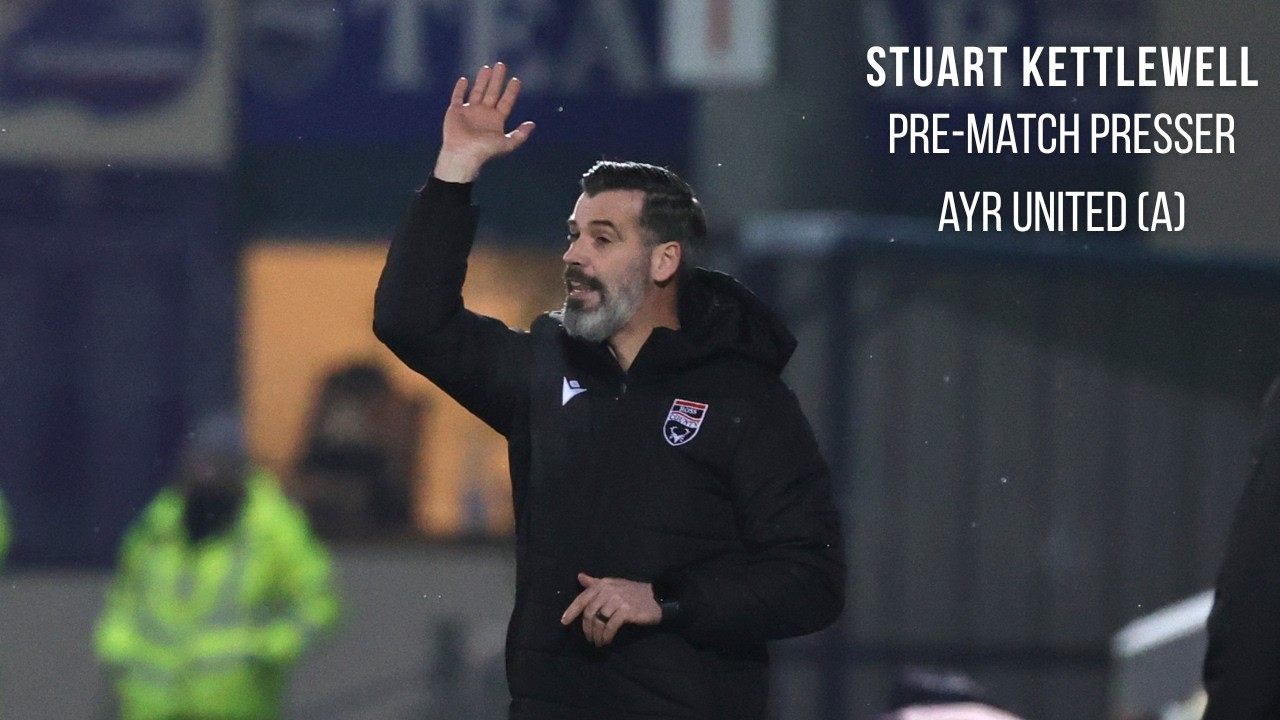 Stuart Kettlewell | Pre-Match Press Conference | Ayr United (A)