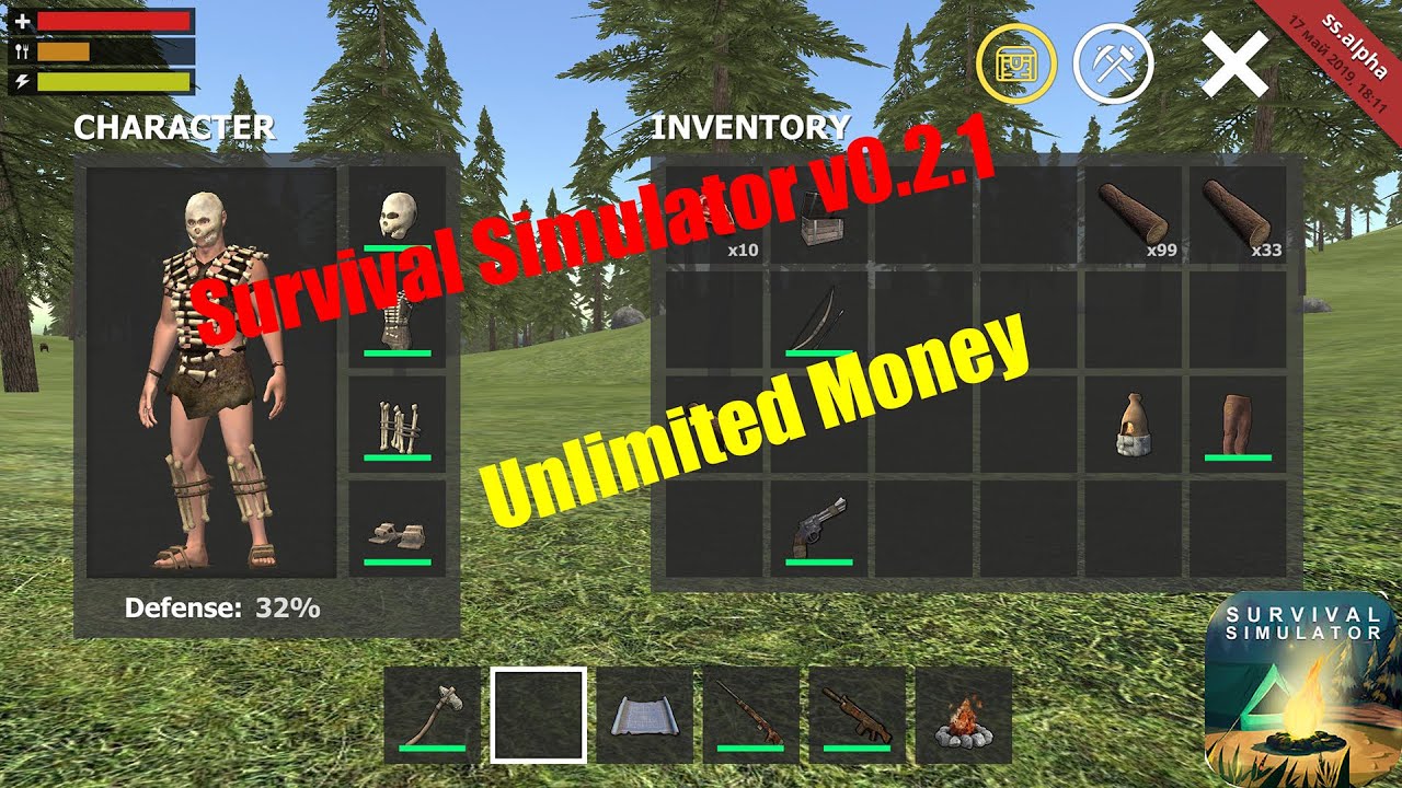 Survival Simulator Mod Apk Latest + Tutorial Install II (Unlimited Money)