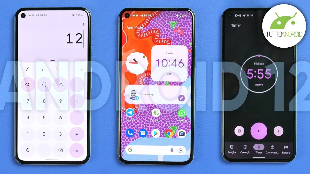 L'ULTIMA BETA di ANDROID 12: tra NUOVI WIDGET e APP RINFRESCATE. Le novità!