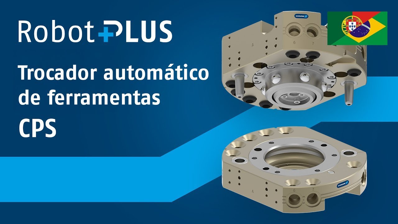 Animação de Produto: Trocador automático de ferramentas CPS da SCHUNK