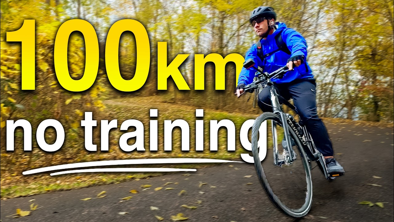 Attempting To Bike 100km In A Day With No Training
