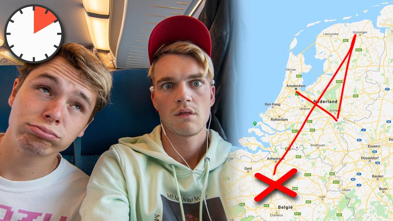 24 Uur Lang De Eerstvolgende Trein Pakken...