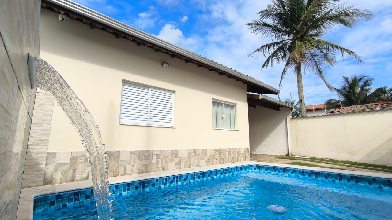 🏖️ R$ 350 MIL | Olha que COISA LINDA! Casa com piscina e mobília a venda em Itanhaém | REF 550P