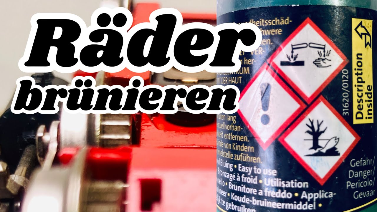 🧪 Tutorial: Wie man Räder alter Märklin Dampfloks brünieren kann - EINFACH, aber auf eigene Gefahr!