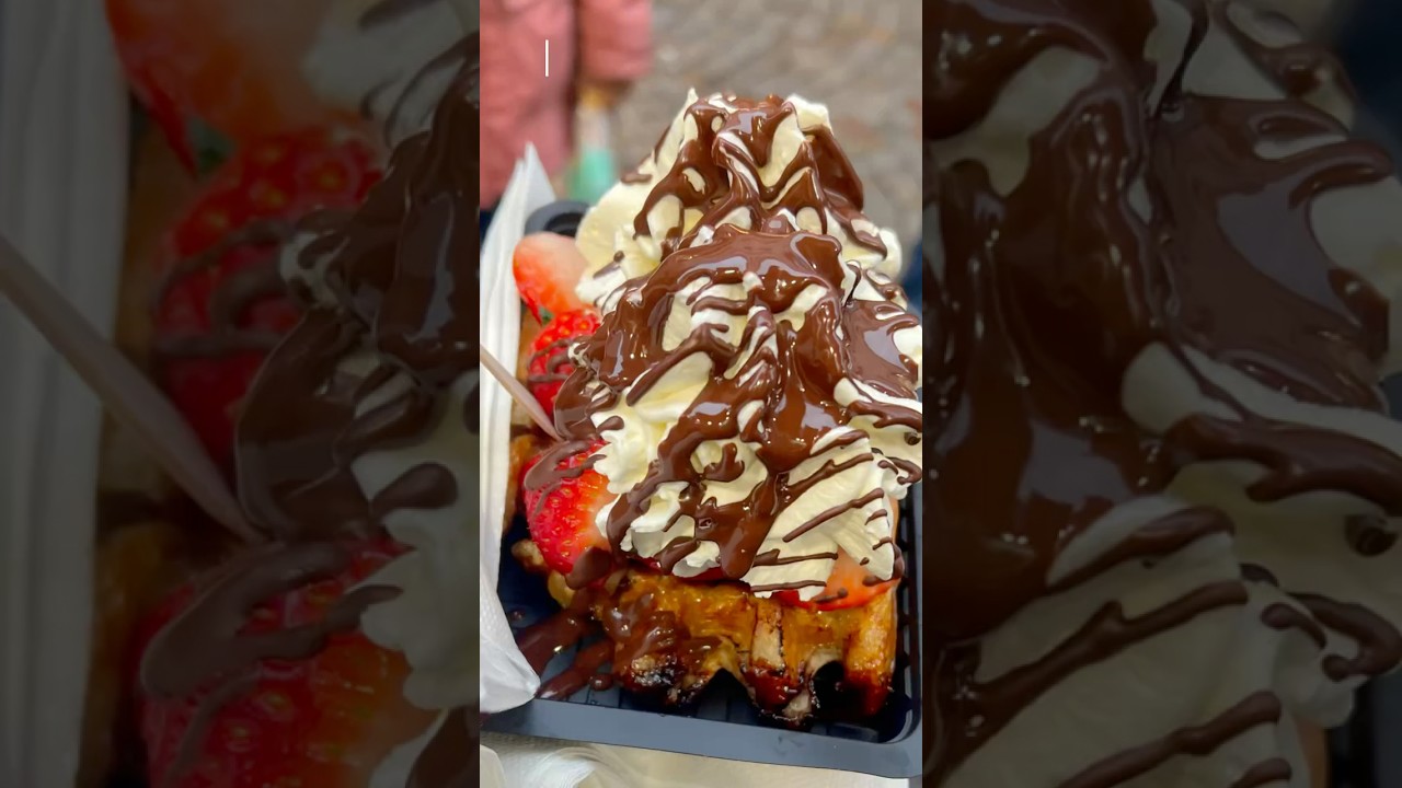 We did a road trip to this country just to try this 🧇 can you guess?