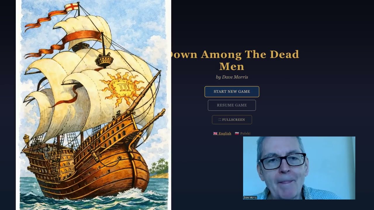 Dave Morris inspirations creating Down Among The Dead Men