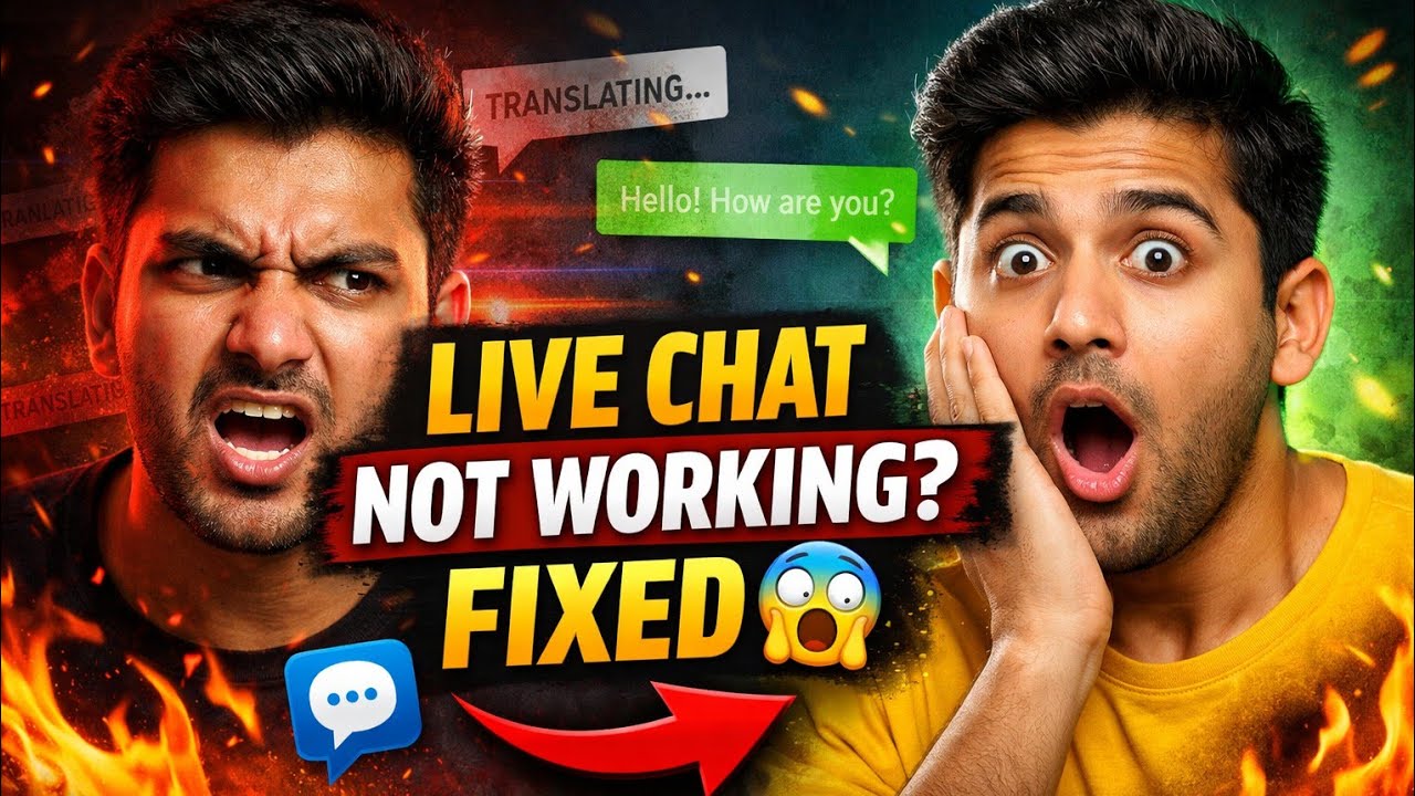 LIve stream live chat auto translate fix problem solved | 100% working trick 