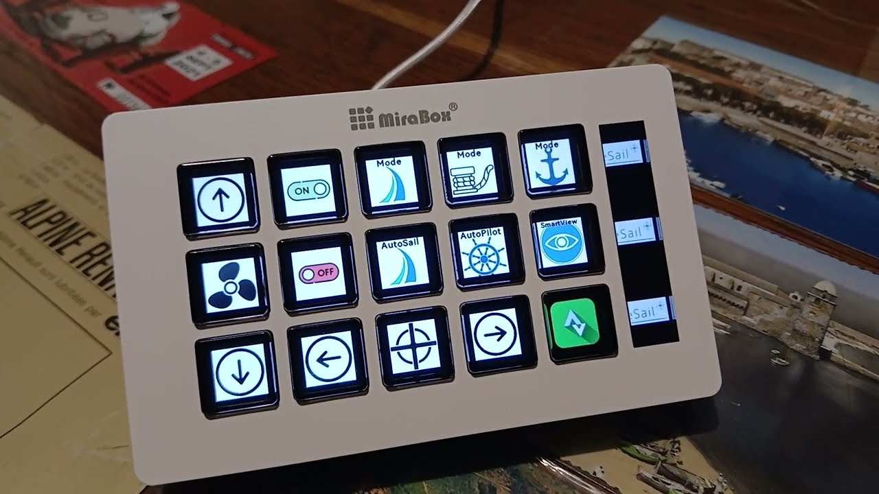 eSail Stream Dock MiraBox commandes navigation  Stream Deck