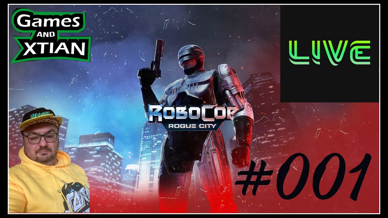 RoboCop Rogue City Gameplay German Pc #001 | 🎧  Live Let's Play 🎤