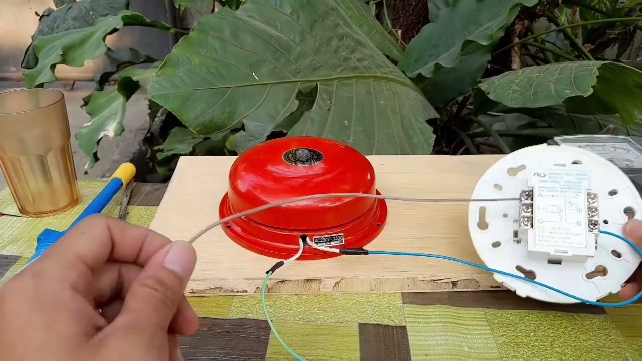 Basic Installation of 220 Volts Fire Alarm Bell to Manual Call Point