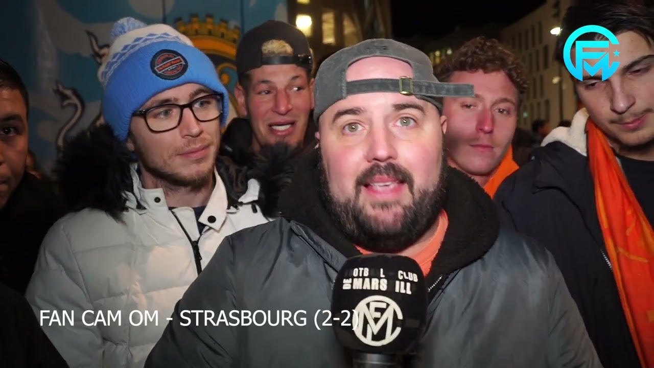 FANCAM OM Strasbourg (2-2) : 😡Les supporters marseillais en colère ! Ras le bol ! Beye attendu...