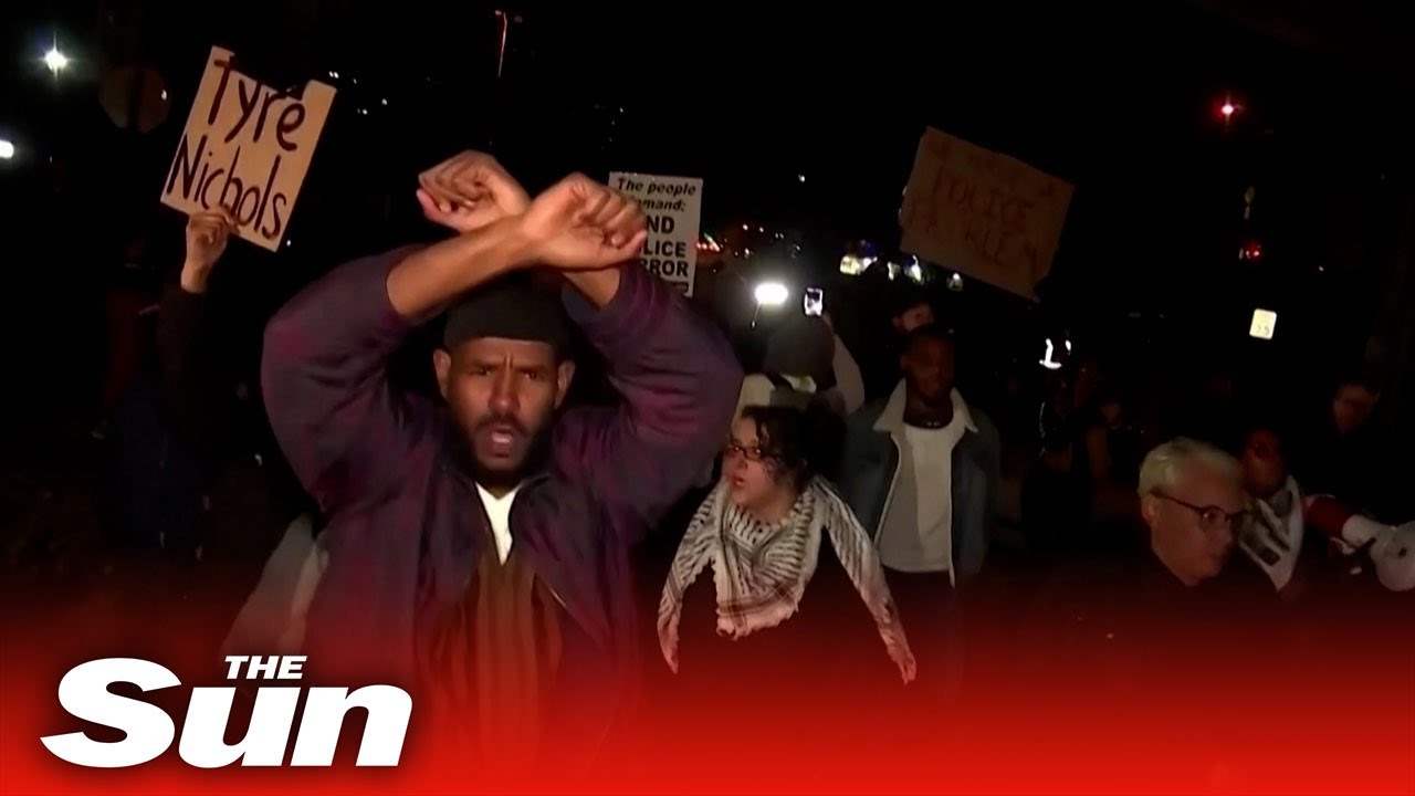 Protests erupt in Memphis after police release video of Tyre Nichols' fatal arrest