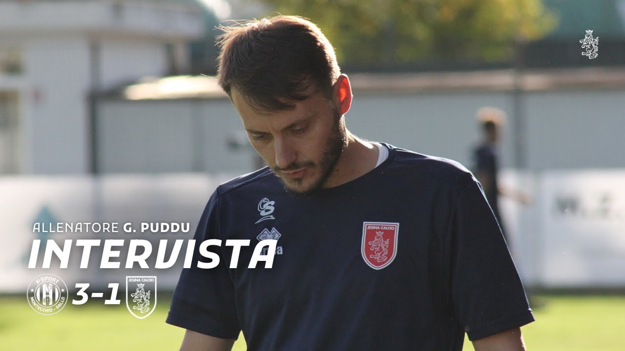 Intervista Allenatore Puddu | Montecchio Gallo - Jesina 3-1 | 8^ giornata Eccellenza Marche