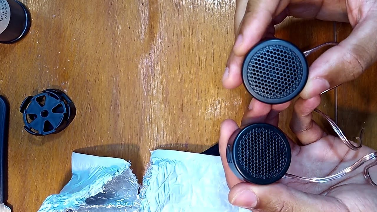 Unboxing mini tweeter 500w do Aliexpress + teste de sonoridade
