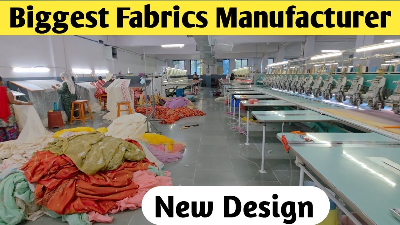 BIGGEST DESIGNER FABRIC MANUFACTURER IN SURAT, FABRIC WHOLESALE IN SURAT, FABRIC FACTORY.