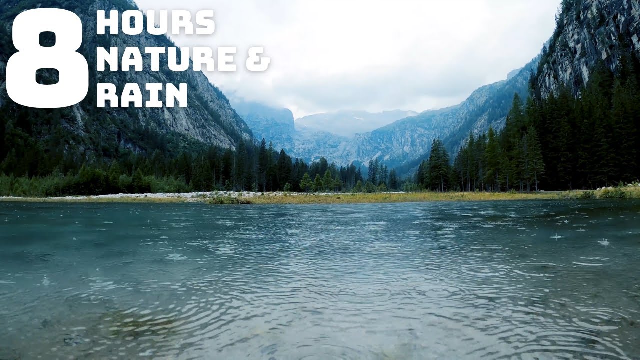 8 Hours | Nature & Rain | ASMR, Sleep, Study, Meditate, Relax