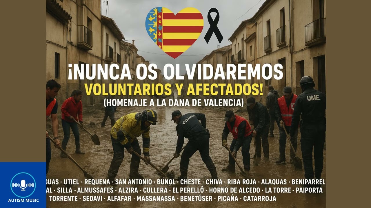 (CANCION OFICIAL) ¡NUNCA OS OLVIDAREMOS VOLUNTARIOS Y AFECTADOS! (HOMENAJE A LA DANA DE VALENCIA)