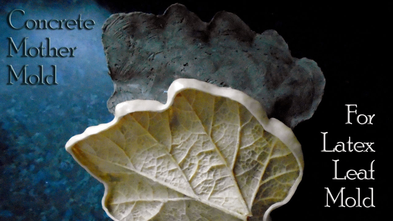 Concrete Leaf Casting | Concrete Mother Mold For Latex Leaf Mold