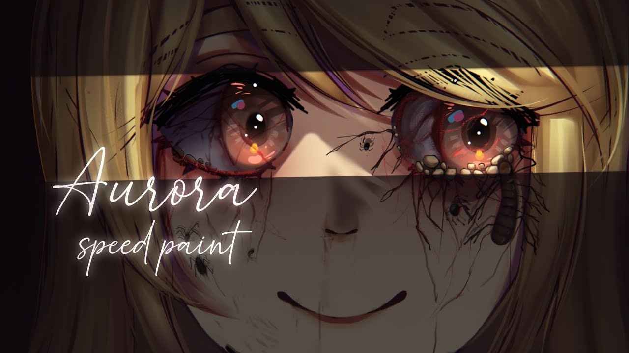 [beautiful darkness] رسم مسرع لشخصية اورورا ✨