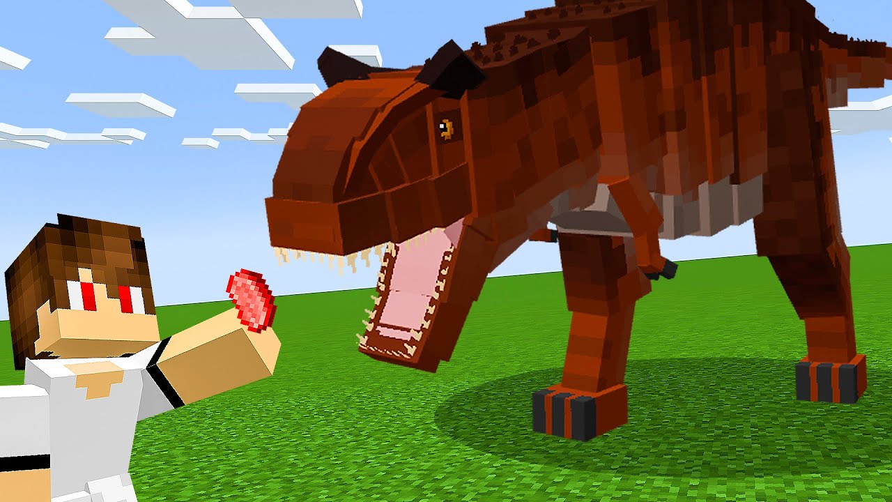 EU TROUXE O CARNOTAURO DE VOLTA A VIDA NO MINECRAFT!