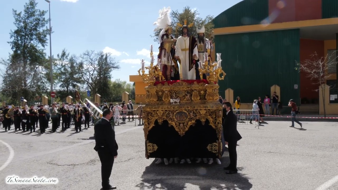 Hermandad del Vivero 2022 [4K] Domingo de Ramos en Cáceres. Señor de la Humildad en su prendimiento