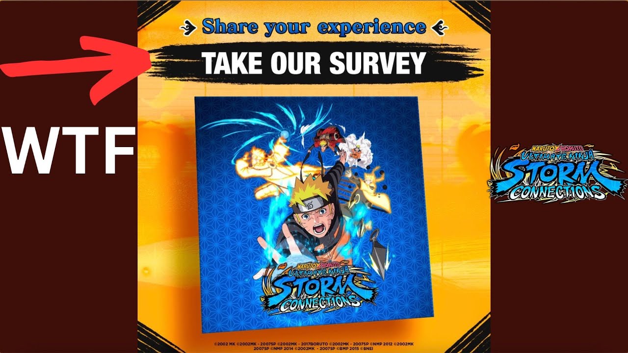 The Naruto Storm Connections Survey is TRASH!