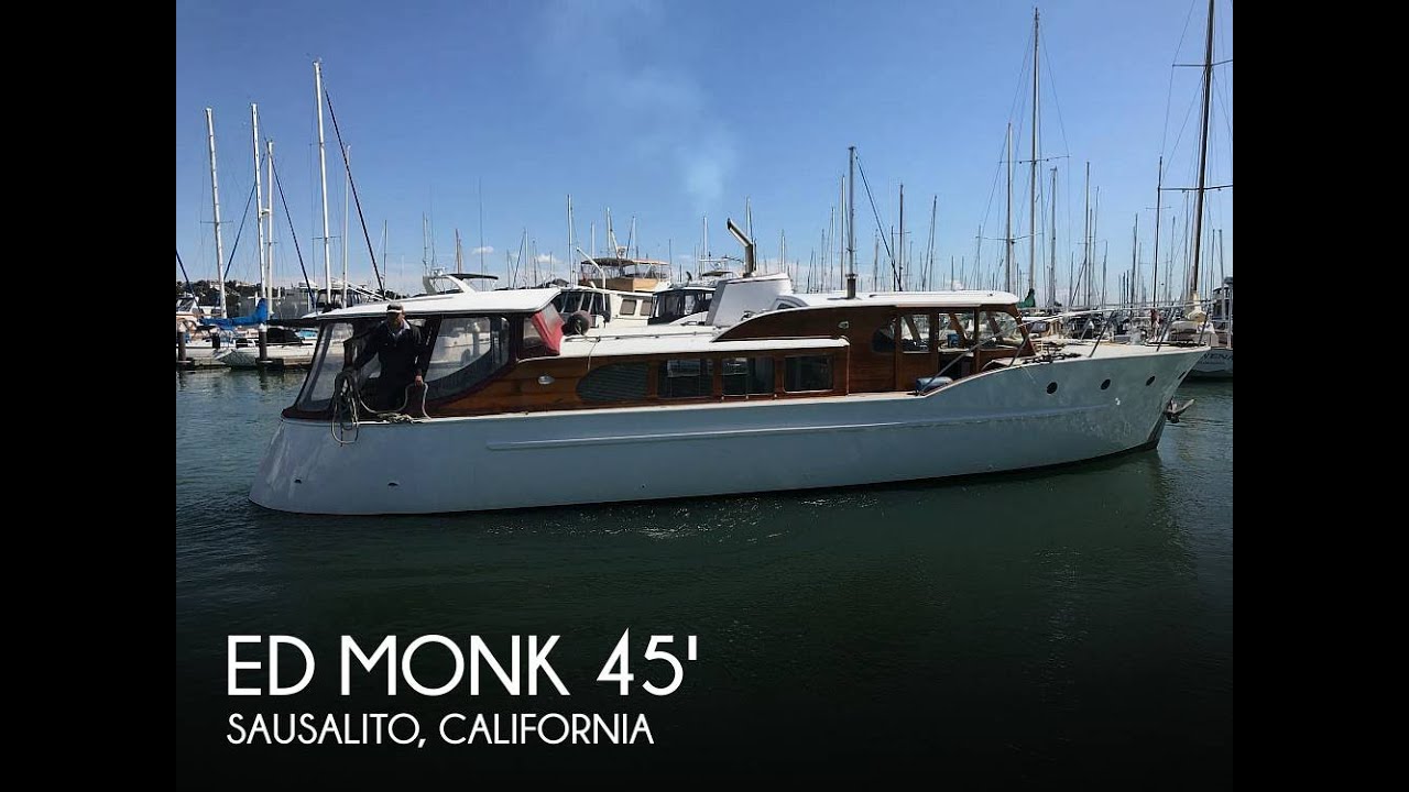 [UNAVAILABLE] Used 1951 Ed Monk Tri Cabin Canoe Stern Diesel Motor Yacht in Sausalito, California