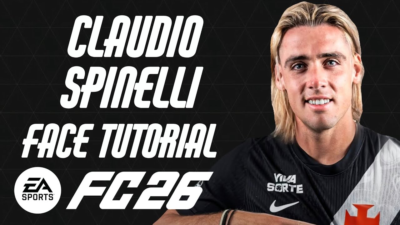 EA FC 26 - CLAUDIO SPINELLI FACE TUTORIAL + STATS [VASCO DA GAMA].