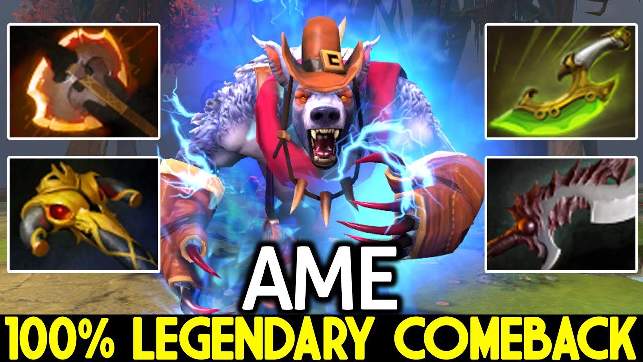 AME [Ursa] Aggressive Carry 100% Legendary Comeback Dota 2
