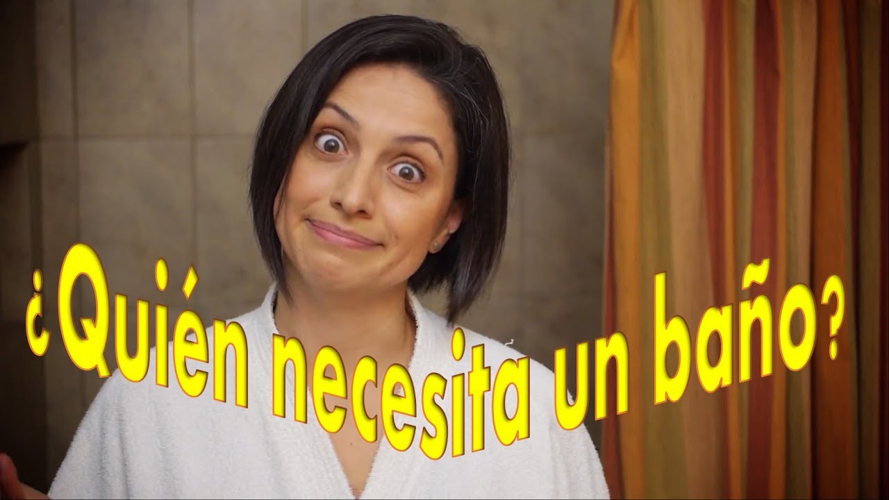 Tomando un baño...