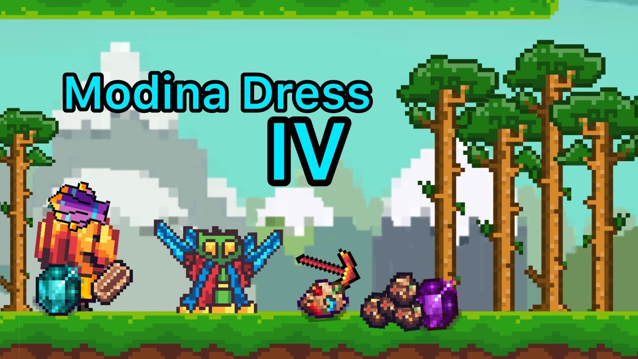 CRAFTING MODINA DRESS 4!! | Pixel Survival 2