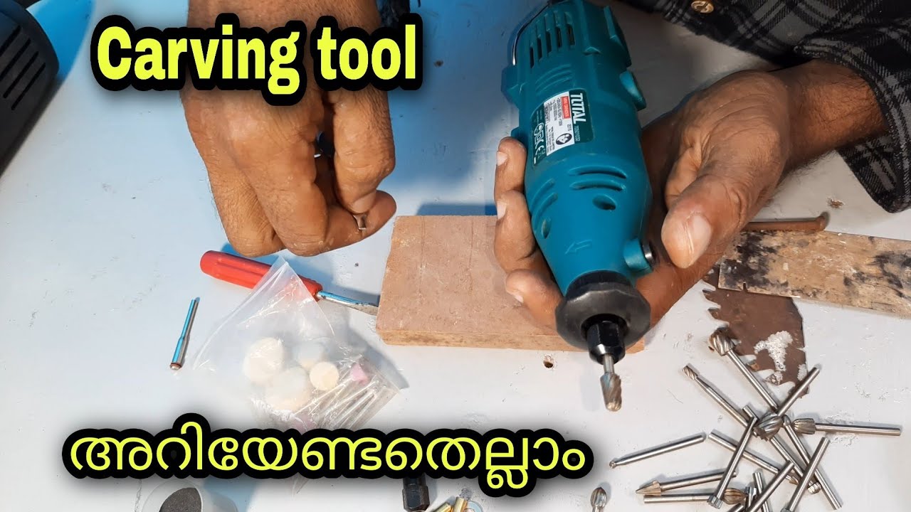 Multi Carving Tool Kit Review in Malayalam/Best and Power Woodcarving Tools