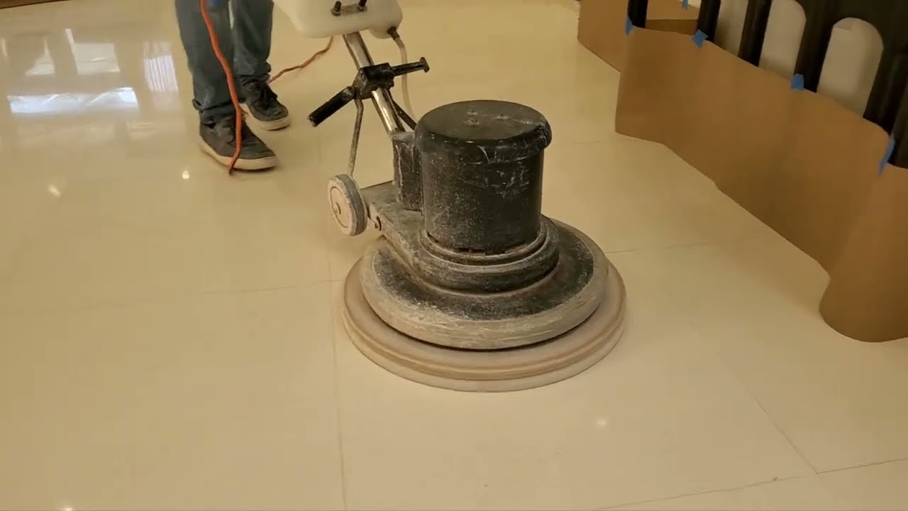 como pulir piso de Limestono