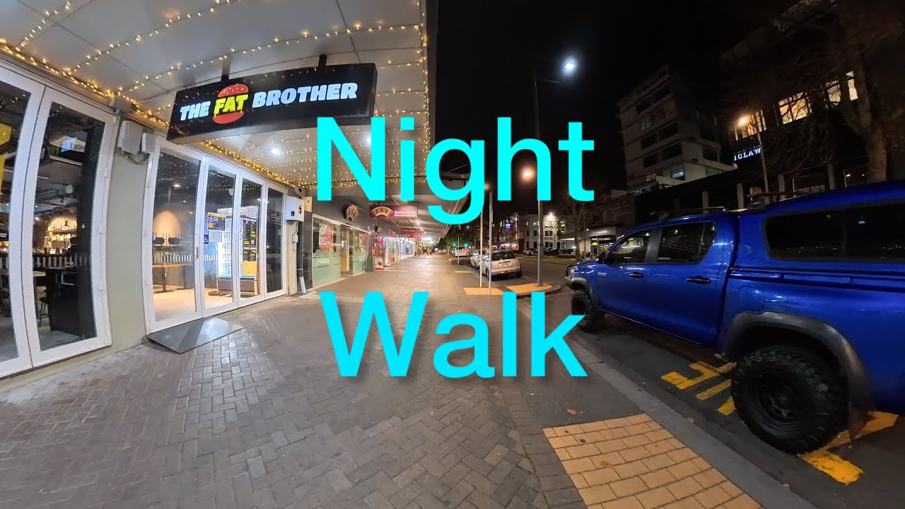 Night like in Hamilton, NZ