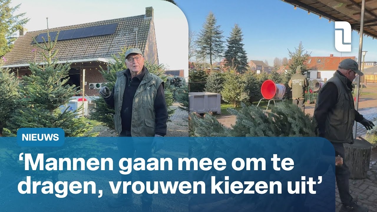 Hay verkoopt al 50 jaar kerstbomen: 'Heb zelf een kunstboom, grapje natuurlijk!' 🎄 | L1 Nieuws