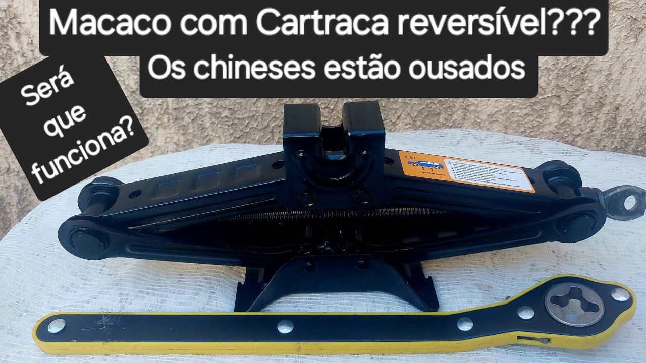 Macaco Sanfona com catraca reversível de 1,5 toneladas | Vamos fazer um teste extremo nesse produto!