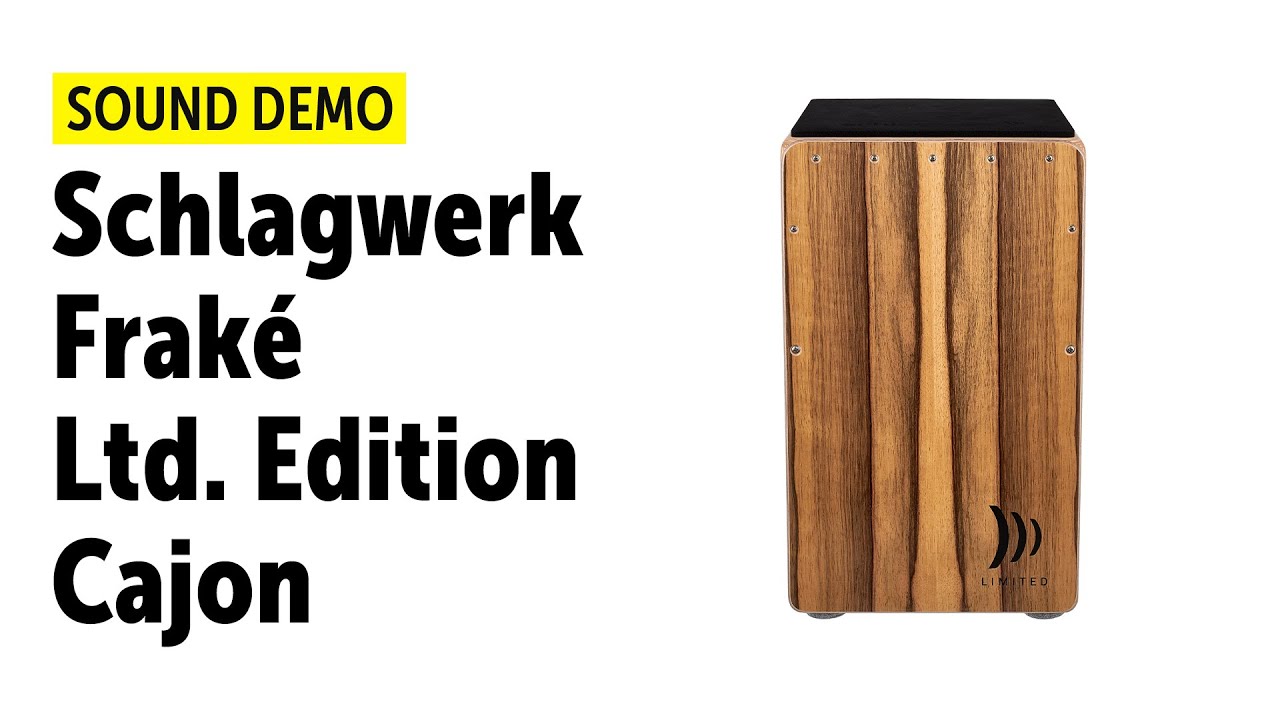 Schlagwerk | Fraké | Limited Edition Cajon - Sound Demo