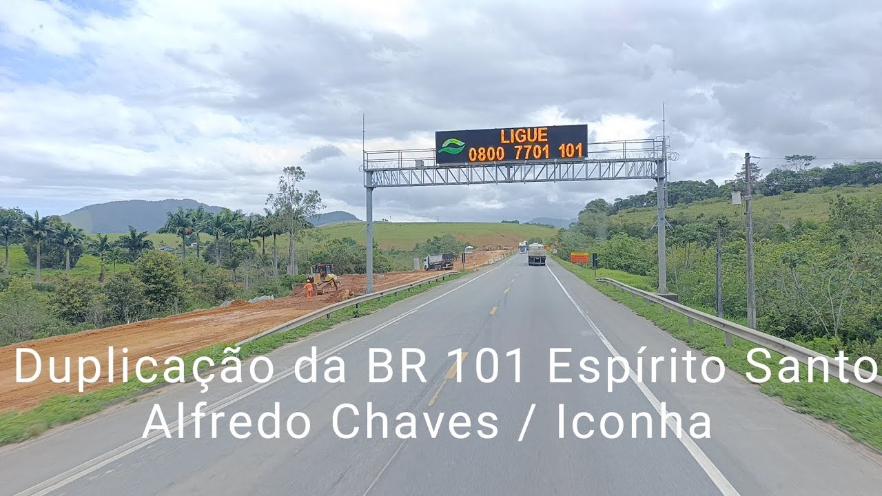 BR 101 DUPLICAÇÃO DO TRECHO DE ALFREDO CHAVES À ICONHA ESPÍRITO SANTO, EP 1604. 26/11/2025.